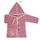 Peignoir enfant Cygne vieux rose