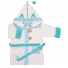 Peignoir enfant Renard écru personnalisable