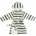 Peignoir Stripes Vert 1/2 ans