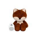 Peluche douce bruit blanc Robin Renard marron