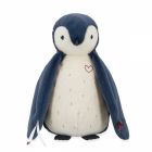 Peluche pingouin enregistreuse et bruits blanc bleu