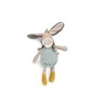 Peluche lapin 32 cm Trois petits lapins - Sauge