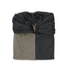 Petite écharpe de portage sans nœud Anthracite et olive