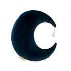 Coussin lune Pierrot Velvet Night Blue