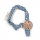Attache tétine Blue Stars