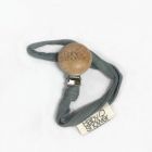 Attache tétine Grey Powder