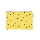 Pochette Lili Coeur jaune citron