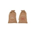 Lot de 2 sacs en jute de Noël Petit modèle