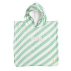 Poncho de bain vert