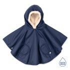 Poncho chaud de voyage imperméable Navy