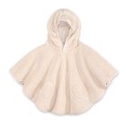 Poncho chaud de voyage Teddy bouclette Ficelle