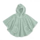 Poncho de bain Terry Vert céladon