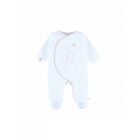 Pyjama bébé en velours Pospie écru - 12 mois