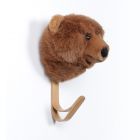 Porte-manteau mini ours brun