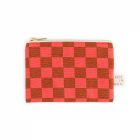 Petite trousse Marie Damier Coquelicot