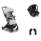Pack Duo Poussette compacte Travel N Simba Care Beige + Siège auto Drive N Care avec adaptateurs