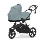 Poussette duo Avi Spin Stormy Blue + Nacelle Cot S