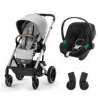 Poussette duo Balios S Lux Lava Grey + Siège auto Aton B2 i-Size