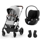Poussette duo Balios S Lux Lava Grey + Siège auto Cloud T i-Size