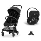 Poussette duo Coya Urban Mobility Noir + Cloud T i-Size