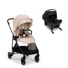 Poussette duo Ixxa Next Biscotti + siège auto Pipa Urbn Caviar