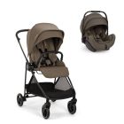 Poussette duo Ixxa Next + siège auto Arra Flex Pistachio