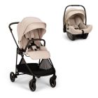 Poussette duo Ixxa Next + siège auto Pipa Next Biscotti