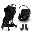 Poussette duo Orfeo 2 Magic Black + Cloud G i-Size