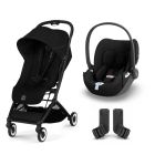 Poussette duo Orfeo 2 Magic Black + Cloud T i-Size