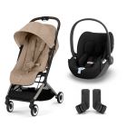 Poussette duo Orfeo 2 Almond Beige + Cloud T i-Size