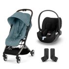 Poussette duo Orfeo 2 Stormy Blue + Cloud T i-Size