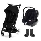 Poussette duo Libelle 4 Magic Black + Aton B2 i-Size