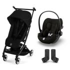 Poussette duo Libelle 4 Magic Black + Cloud G i-Size
