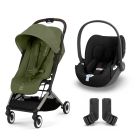 Poussette duo Orfeo 2 Moss Green + Cloud T i-Size