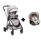 Poussette duo Seety + siège auto First Seat Recline Florence Beige
