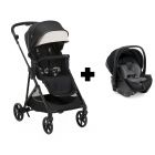 Poussette duo Seety + siège auto First Seat Recline Seety Black