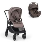 Poussette duo Swiv Umber + siège auto Arra Flex Chestnut - Collection BMW