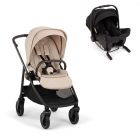 Poussette duo Swiv Biscotti + siège auto Pipa Urbn Caviar
