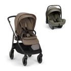 Poussette duo Swiv Pistachio + siège auto Pipa Next Pine