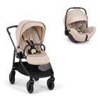 Poussette duo Swiv Biscotti + siège auto Arra Flex Biscotti