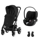 Poussette duo Talos S Lux 2 Moon Black + Siège auto Cloud T i-Size