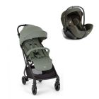 Poussette duo Tourist Laurel + siège auto i-Level Pro Evergreen vert