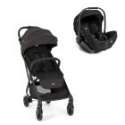 Poussette duo Tourist Shale + siège auto i-Level Pro Eclipse noir