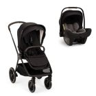 Poussette duo Triv LX + siège auto Pipa Next Caviar