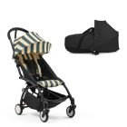 Poussette duo YOYO 3 - Châssis noir Pack 6+ et nacelle Monaco / Noir