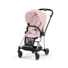Poussette Mios 3 Peach Pink châssis Chrome Black