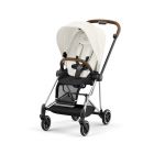 Poussette Mios 3 Off White châssis Chrome Brown