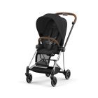 Poussette Mios 3 Sepia black châssis Chrome Brown