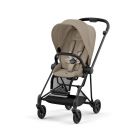 Poussette Mios 3 Cozy Beige châssis Matt Black