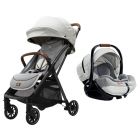 Poussette duo Parcel Signature Oyster + siège auto i-Level Recline Signature Oyster